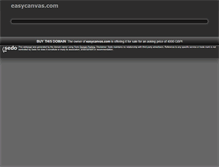 Tablet Screenshot of easycanvas.com